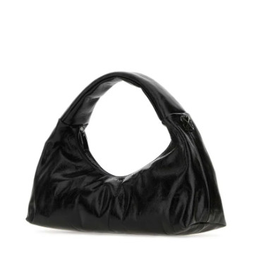 Black leather Arcade shoulder bag