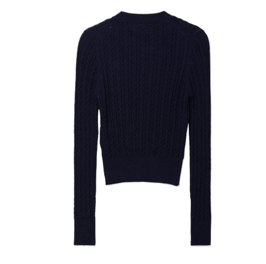 Merino wool cable knit