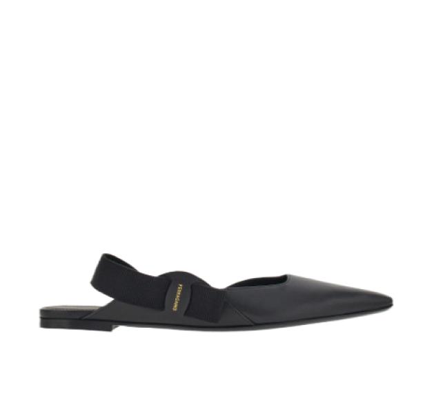 Vara bow slingback flats