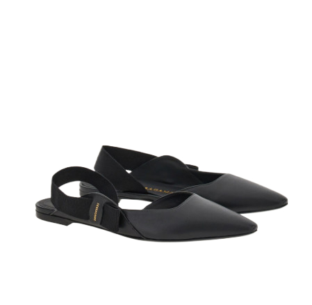 Vara bow slingback flats