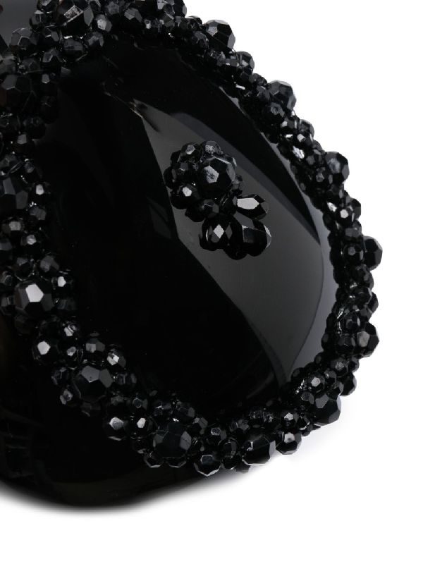 Simone Rocha Jewel-embellished micro egg bag