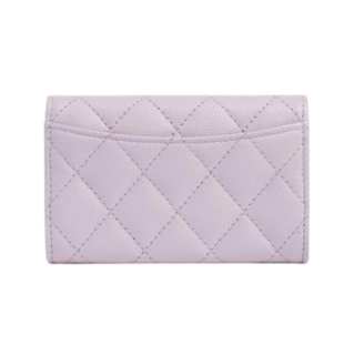 Chanel Classic Card Holder Grained Shiny 