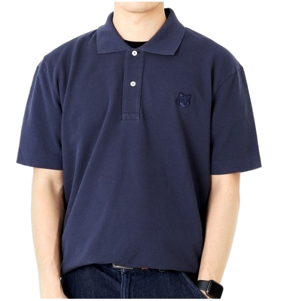 Bold Fox Head Patch Comfort Polo T-Shirt