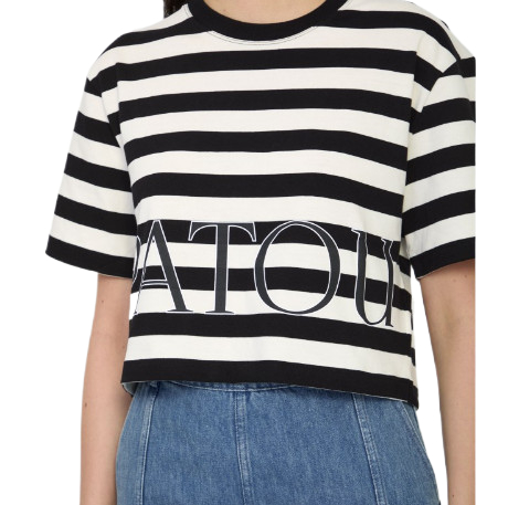 Organic Cotton Patou Boxy Striped T-Shirt