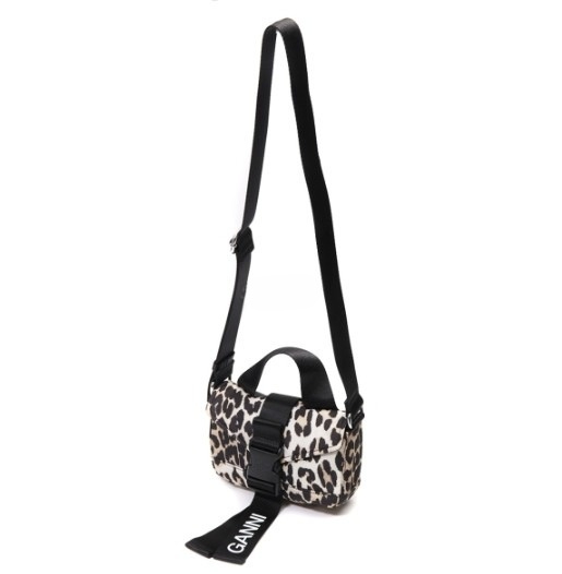 Leopard Tech Mini Satchel Bag