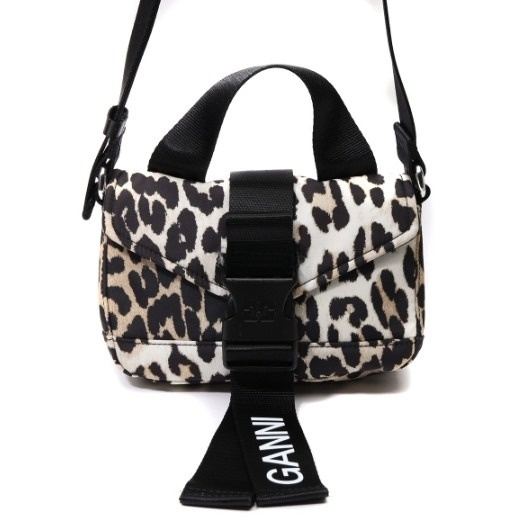 Leopard Tech Mini Satchel Bag