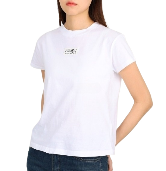 Numbering Crop T-shirt