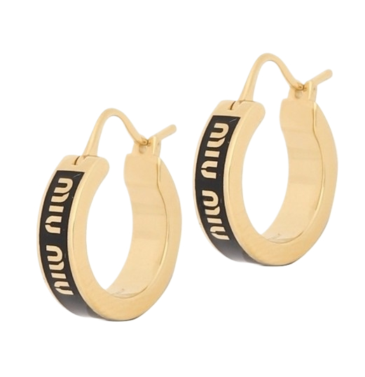 enamel metal earrings