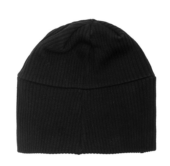 Logo embroidered cotton beanie