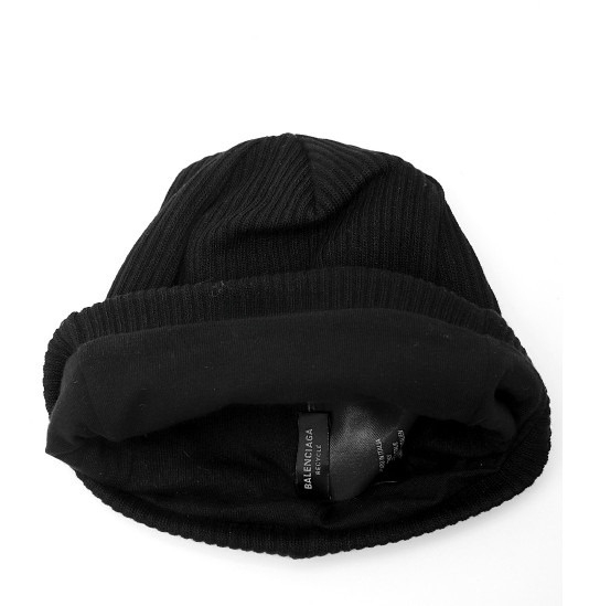 Logo embroidered cotton beanie