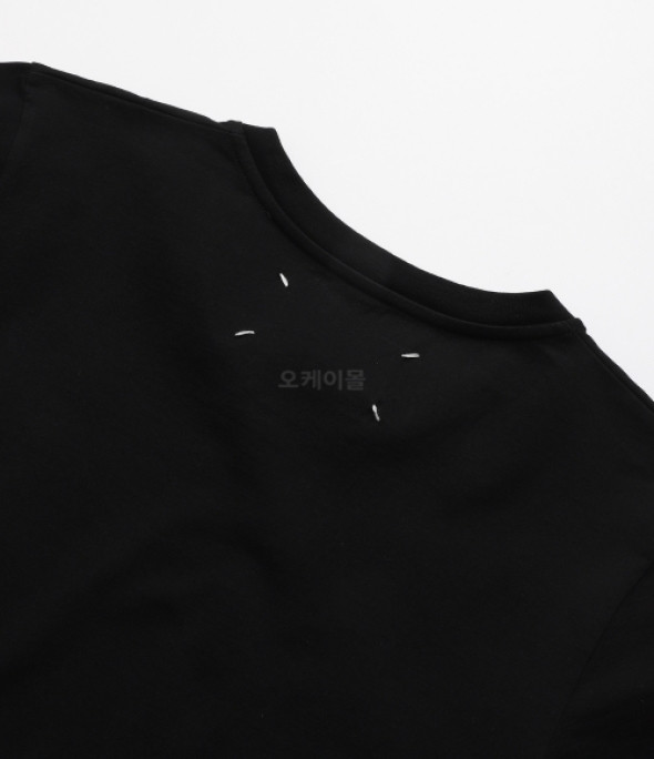 Number Paris Logo Fitted T-Shirt in Black