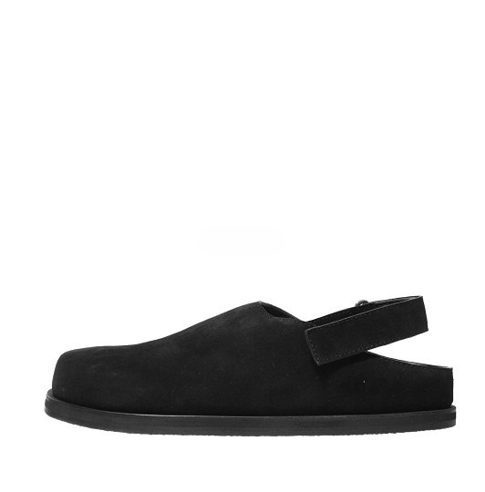 HARDNING SNM SUEDE CLOG BLACK