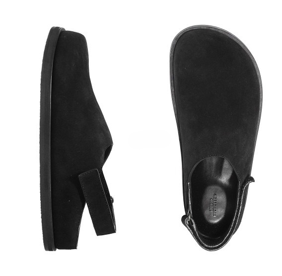 HARDNING SNM SUEDE CLOG BLACK