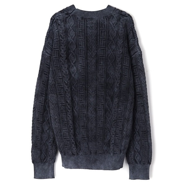 Greca cable knit