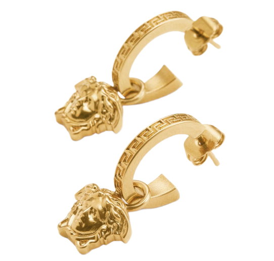 Medusa Greca hook earrings