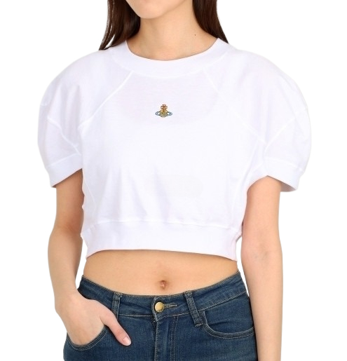 Crop football t-shirt