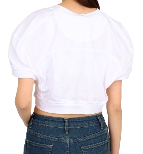 Crop football t-shirt