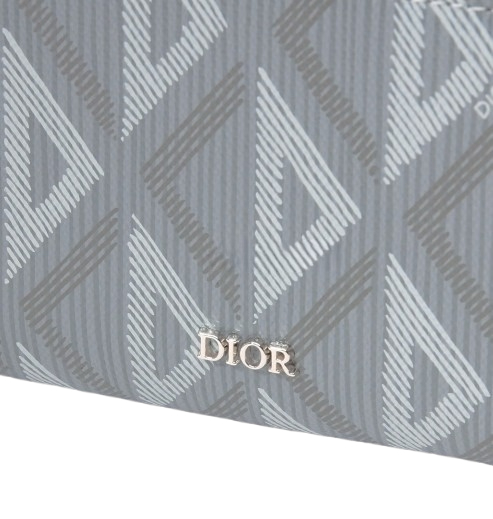 CD Diamond canvas zipper card wallet