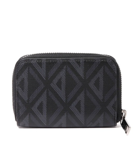 CD Diamond canvas zipper card wallet