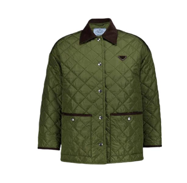 Re-nylon quilted jacket