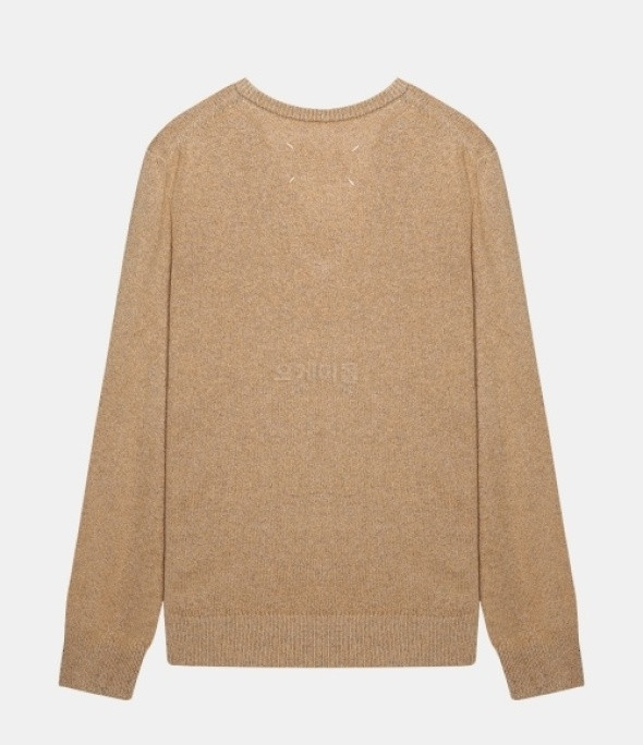 Stitch Cashmere V-Neck Knit - Brown 