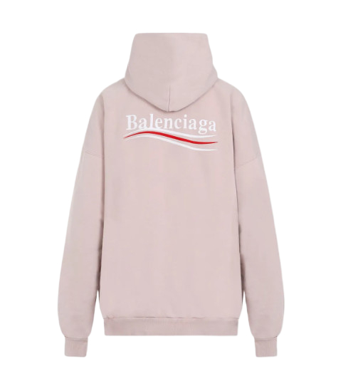 Logo embroidered oversized hoodie