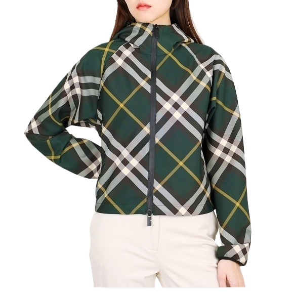 Crop Check Light Jacket