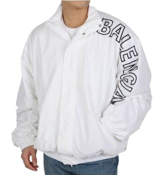 Logo embroidered track jacket