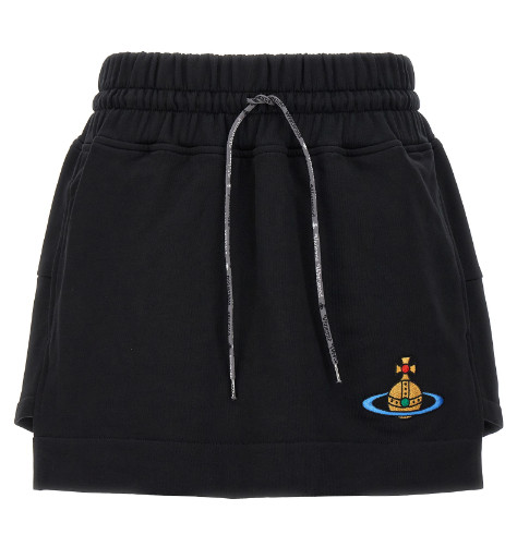 Boxer mini skirt