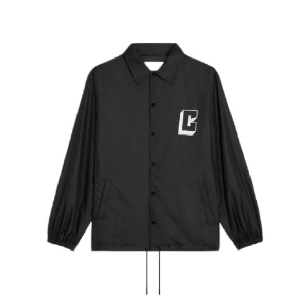 Logo nylon coach jacket