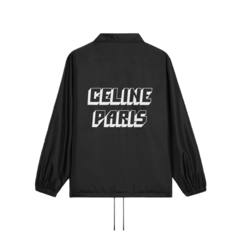 Logo nylon coach jacket