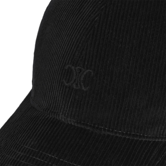 Corduroy baseball cap