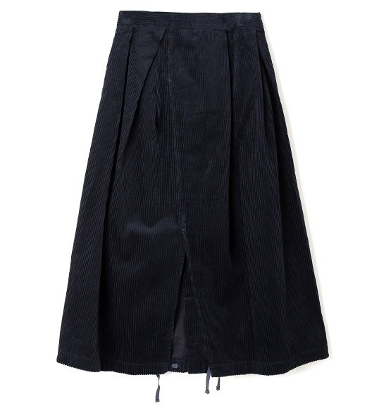 4.5W corduroy tuck skirt