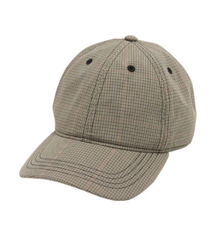 Checked Cordura ball cap