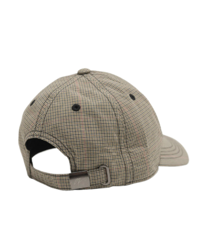 Checked Cordura ball cap