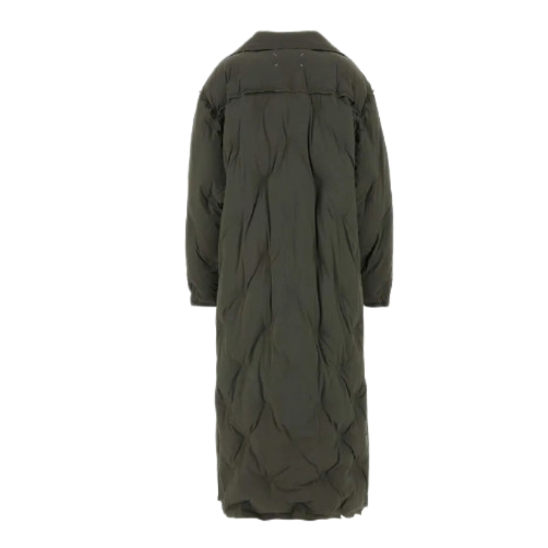 Sage green nylon padded jacket