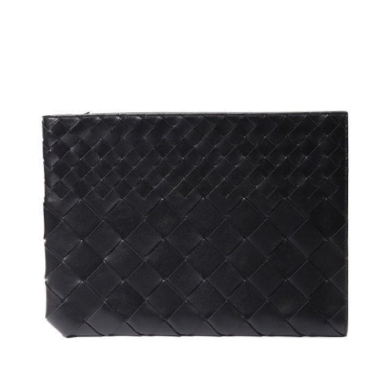 Intrecciato clutch bag