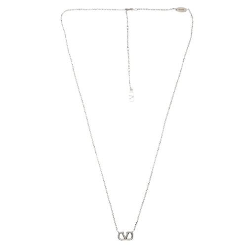 V logo necklace