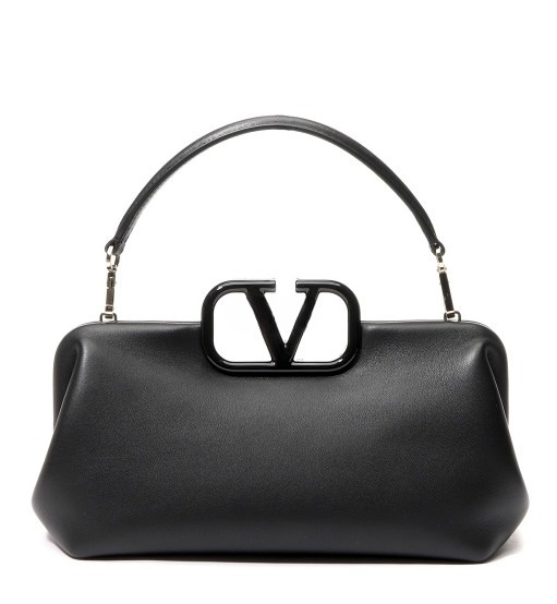 V logo tote bag