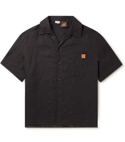 Linen Bowling Short Sleeve Shirt