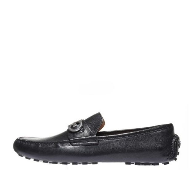 Gancini Ornament Driver Loafers