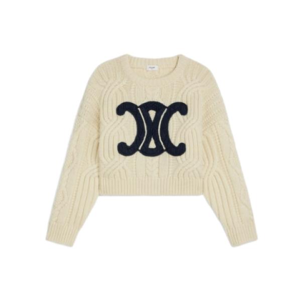 Triomphe crew neck wool sweater