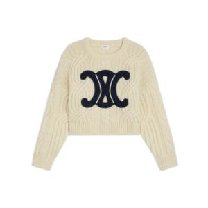 Triomphe crew neck wool sweater