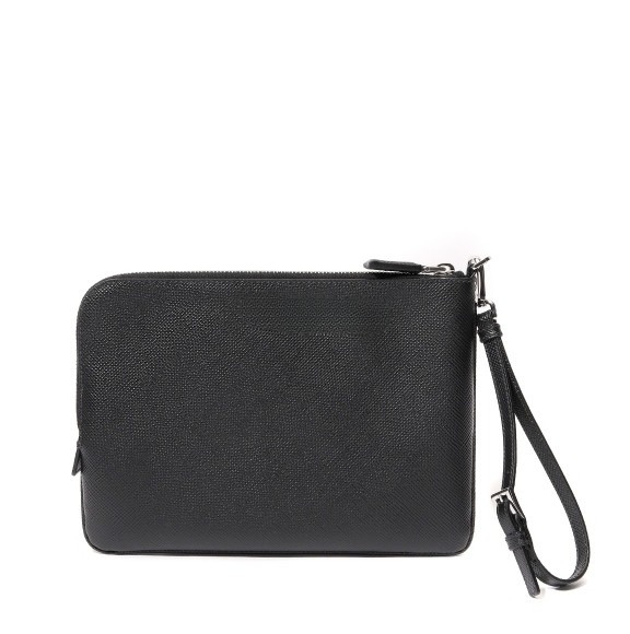 Small Saffiano leather pouch