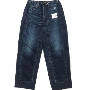 Embedded denim pants