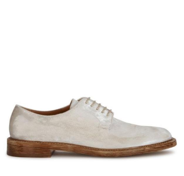 Vintage velvet oxford shoes