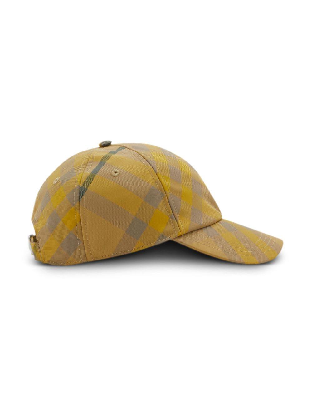 Checkered baseball cap