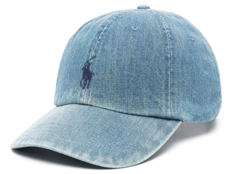 Pony Logo Denim Cap