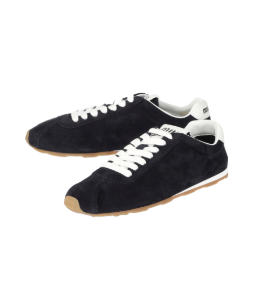 Women's Logo Sneakers - Navy 