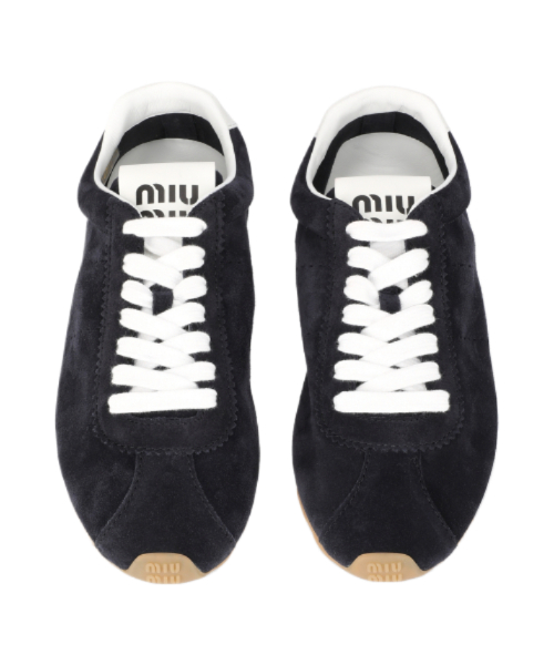 Women's Logo Sneakers - Navy 